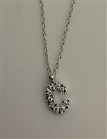 Collana Bolzoni in Oro bianco Diamante 0.06 Ct C0540-C - C0540-C